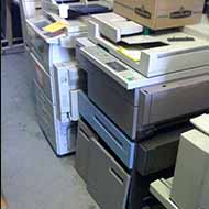 Xerox 50 charcoal blue copier